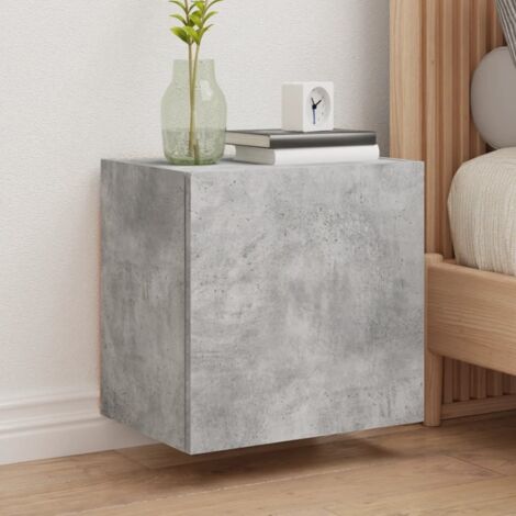 vidaXL TV Wall Cabinet Concrete Grey 40,5x30x40 cm Engineered Wood
