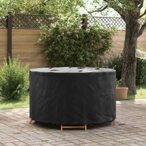 Gartenmöbelabdeckung Schwarz 102 x 102 x 71 cm 210D-Gewebe vidaXL