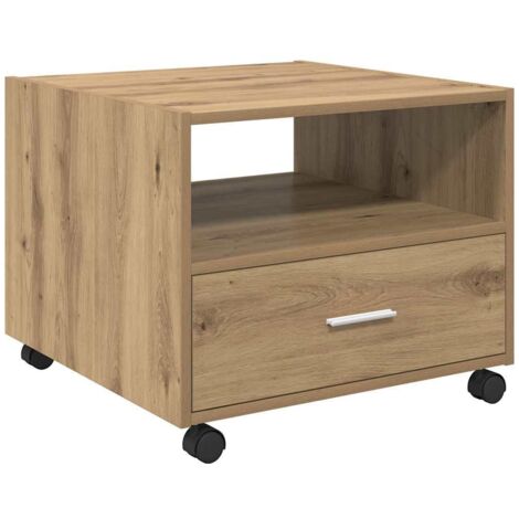 Couchtisch Artisan-Eiche 55 x 55 x 45 cm Holzwerkstoff vidaXL