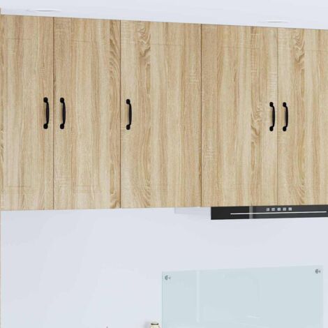 vidaXL  Dishwasher Panel  with Storage Kalmar Sonoma Oak 40 x 31 x 80 cm