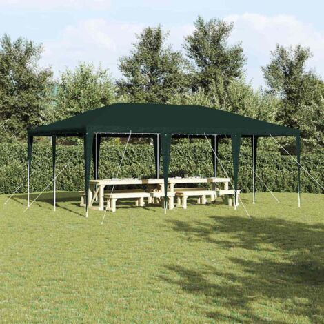 vidaXL  Party Tent  Green 600 x 400 x 266 cm Polyethylene and Steel