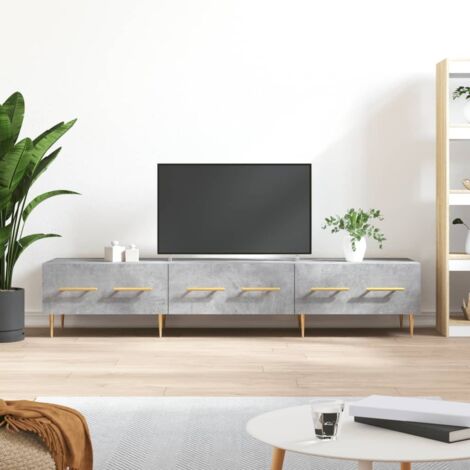 TV-Schrank Betongrau 150x36x30 cm Holzwerkstoff vidaXL (1/5)