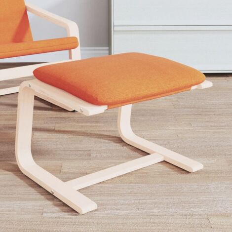 Fußhocker Dunkelgelb 51x41x40 cm Stoff vidaXL412379