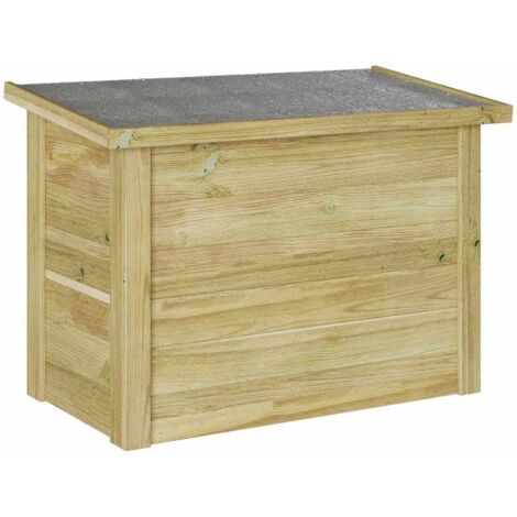 Aufbewahrungsbox mit Speicher Braun 80 x 44,5 x 57,5 cm vidaXL