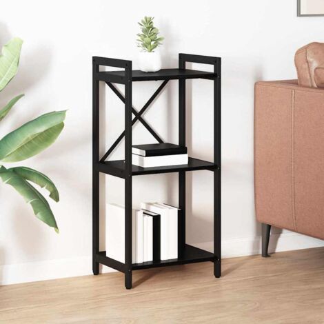 Bücherregal Schwarz Eichen-Optik 40 x 30 x 83 cm Holzwerkstoff vidaXL