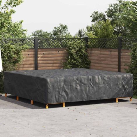 Gartenmöbelabdeckung Schwarz 300 x 300 x 70 cm 600D vidaXL