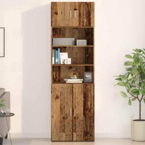 vidaXL  Wall-Mounted Cabinet  Old Wood 70 x 42.5 x 40 cm Engineered Wood