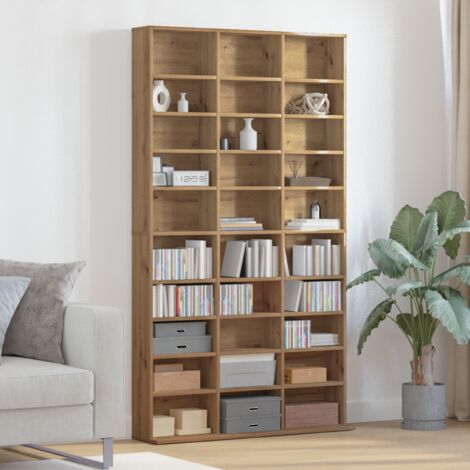 CD-Schrank Artisan-Eiche 101 x 23 x 177,5 cm Holzwerkstoff vidaXL