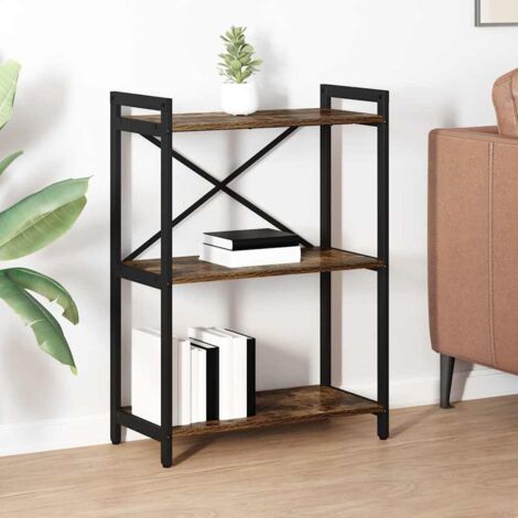 Bücherregal Räuchereiche 60 x 30 x 83 cm Holzwerkstoff vidaXL