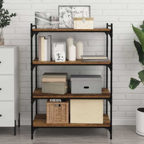 Regalbrett 4 pcs Braun 80 x 40 x 1.5 cm Holzwerkstoff vidaXL