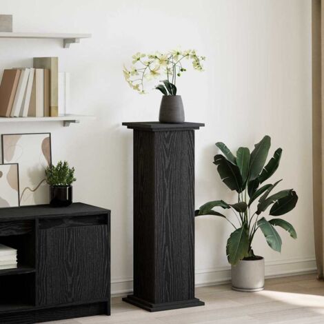 Displaysständer mit Regal Schwarz Eichen-Optik 31 x 30 x 90 cm vidaXL