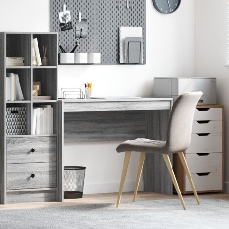 vidaXL Desk Grey Sonoma 100 x 40 x 76 cm (1/5)