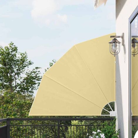vidaXL Balcony Privacy Screen 140 x 140 cm Polyester Sand