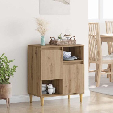 Sideboard Artisan-Eiche 35 x 60 x 70 cm Holzwerkstoff vidaXL