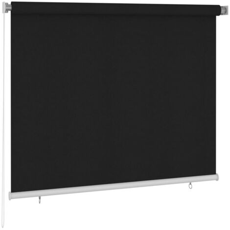 vidaXL Outdoor Roller Blind 180x140 cm Black