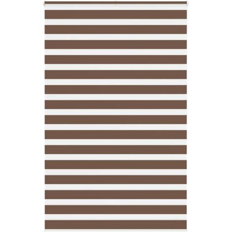 Zebrarollo Braun 150x200 cm Stoffbreite 145,9 cm Polyester vidaXL
