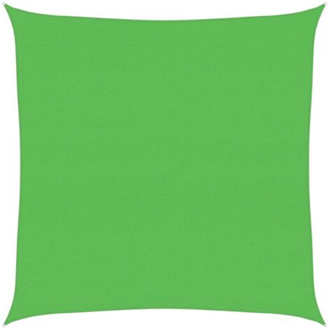 vidaXL Sunshade Sail 160 g/m² Light Green 4x4 m HDPE