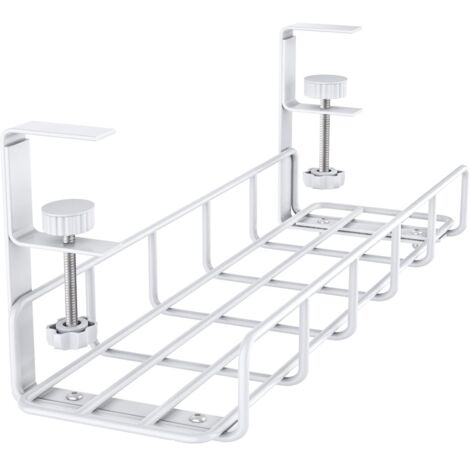 Cable Management Scrivania Vassoio Per Cable Management Sotto Scrivania - Organizza Cavi Senza Forare, Con Clip Regolabili Portacavi Scrivania Amazon - Foto 9