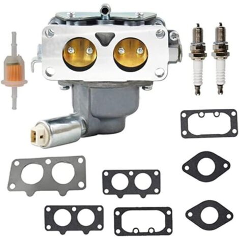 Carburatore per tosaerba con elettrovalvola 799230 di ricambio per John Deere L111 L118 L120 LA120 LA130 LA135 LA140 LA145 LA150 Briggs Stratton 791230 799230 699709 499804 (1/5)