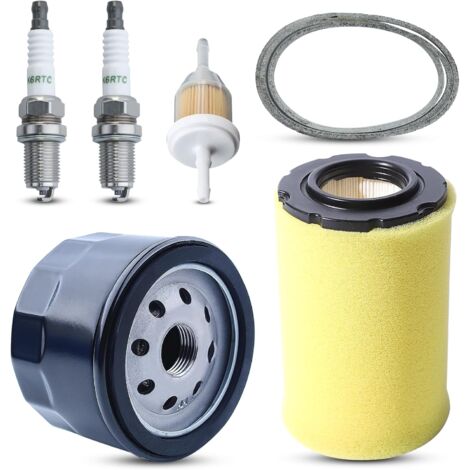Filtro aria MIU14395 per tosaerba John Deere D100 D105 D125 D130 D140 D110 E140 E130 E100 E120 LA145 LA135 Z255 Z235 X330 con candela (1/5)