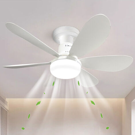 Ventilatore da Soffitto con Luce e Telecomando Silenzioso Ventilatori da