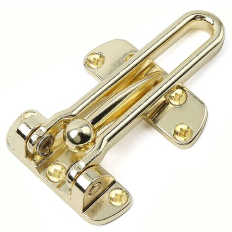 apriporta antifurto, blocco porta di sicurezza per bambini, barra oscillante, oro (1/4)