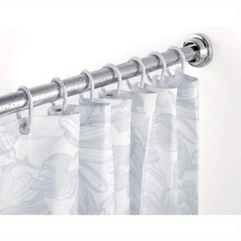 Asta per tenda da doccia estensibile per vasche da bagno e docce, senza foratura, antigraffio, 63-100 cm