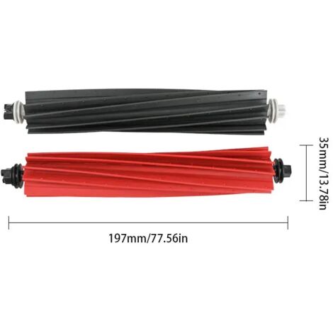 roborock Accessori originali, spazzola separabile in gomma DuoRoller per aspirapolvere robot S8/S8 +/S8 Pro Ultra/Q8 max/Q8 max+/Q5 Pro