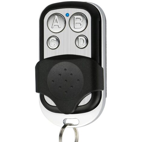 pezzi Telecomando universale per cancello, frequenza 433,92 Mhz per cancello automatico, ampio raggio - Telecomando universale per cancello programmabile codice fisso batteria 12 V inclusa (1/4)