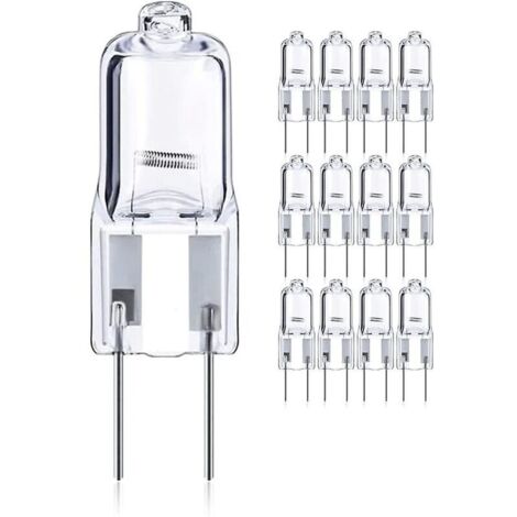 12 pz. 50 W Gy6.35 / G6.35 Alogeno dimmerabile, attacco bi-pin 12 V T4 G6.35 820 lm