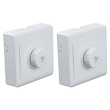 pezzi Interruttore dimmer per ventilatore da 300 W, regolatore di velocità per ventilatore da soffitto da 220 V 10 A, pannello