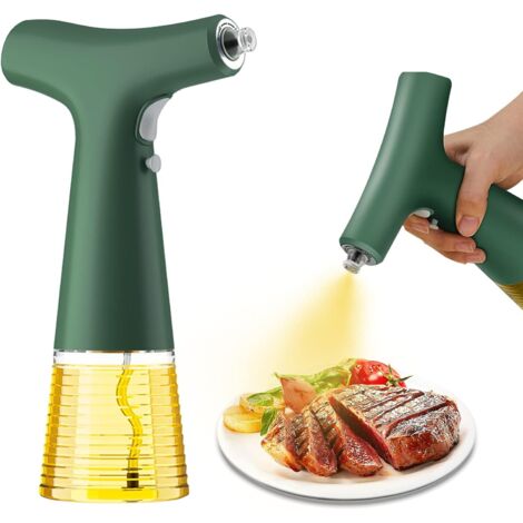 Spray per olio da cucina, flacone spray elettrico, spruzzatore per olio d'oliva, spray da cucina per insalata, annaffiatoio elettrico da 240 ml (1/5)