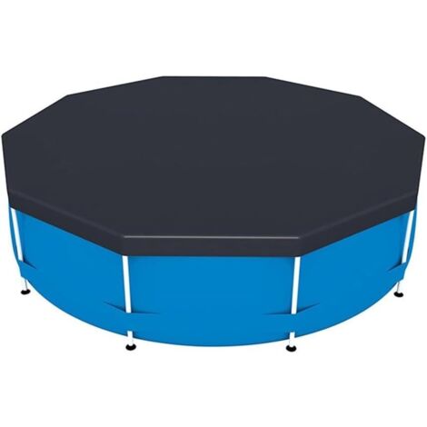 Copertura per piscina Bestway Flowclear da 457 cm, copertura per piscina rotonda in PE intrecciato spesso (1/5)