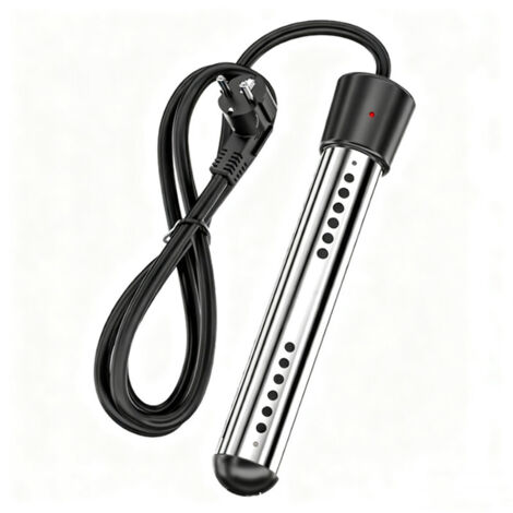Scaldabagno elettrico a immersione da 2000 W con timer di spegnimento automatico, riscaldatore per spa, acciaio inossidabile 304