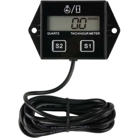 Promozione, contagiri digitale, promemoria di manutenzione, batteria sostituibile, spegnimento automatico, da utilizzare per tosaerba, trattori, generatori, ATV, motoslitte e motoslitte ZTR
