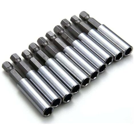 Set di punte per cacciave con chiave a brugola a testa esagonale SAE metrico 1/4 punta per cacciave magnetico con codolo esagonale S2 utensili manuali per trapano elettrico in acciaio