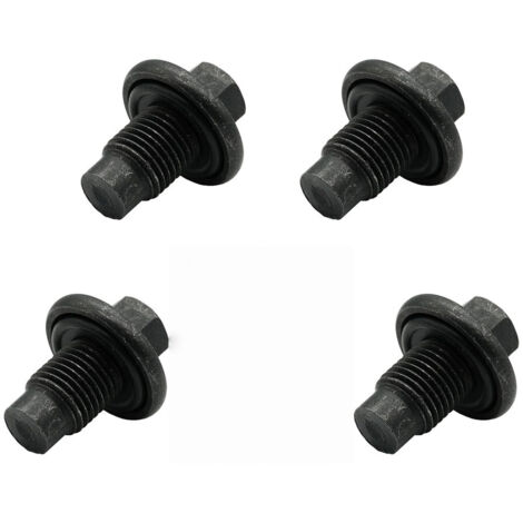 tappi di scarico dell'olio con guarnizioni M14x1,5 Tappo di scarico dell'olio Tappo in acciaio al carbonio con bordo Tappo a vite Tappo di scarico dell'olio con tappo