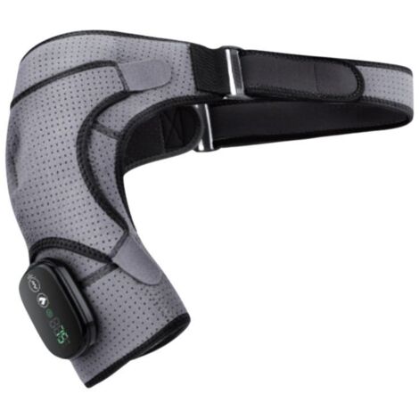 Massaggiatore elettrico per spalle a 3 livelli - Ricaricabile tramite USB, 5000 mAh, riscaldamento a 65 °C, wireless, sollievo dal dolore