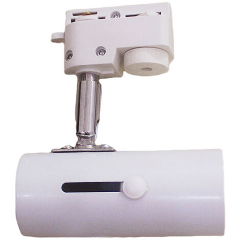 Supporto per faretto LED E27 orientabile – attacco rinforzato a 3 fili, bianco, 220V per illuminazione interna (1/4)