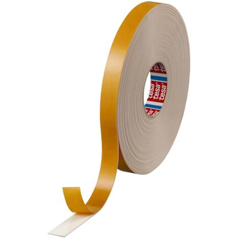 Nastro biadesivo Tesafix 4952 con supporto in schiuma - 50 m x 15 mm, bianco (1/2)