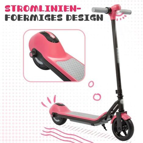 Caroma Monopattino Elettrico Bambini 8-10-12 Anni, Motore 150W, Max 16 Km/h, Display LED, Monopattino Bambino, Scooter Elettrico, Monopattino Pieghevole, Regali per Bambini e Adolescenti