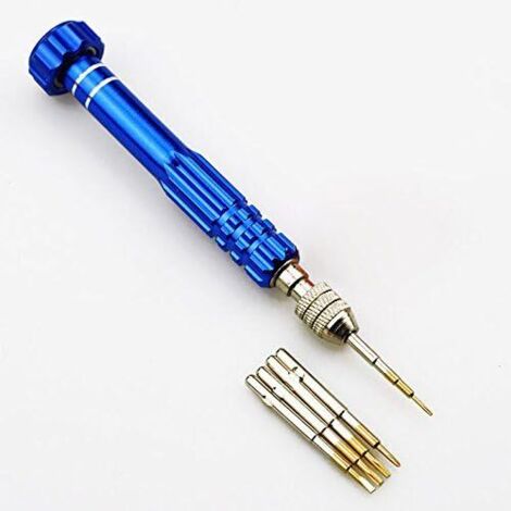 Kit di riparazione e apertura con cacciavite in lega di alluminio 5 in 1 per iPhone 4G 5 5G 6 (1/3)
