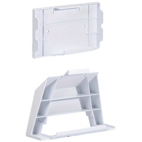 Supporto per router, kit di montaggio per router, protezione per supporto per router, supporto per alimentatore per router, supporto per router a parete, supporto per segnale a parete salvaspazio con (1/5)