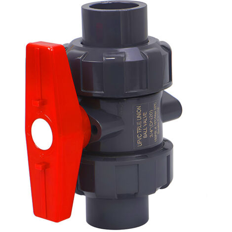 Valvola A Sfera In PVC 25 Mm Con Maniglia Piatta: Per Piscina, Irrigazione E Idraulica