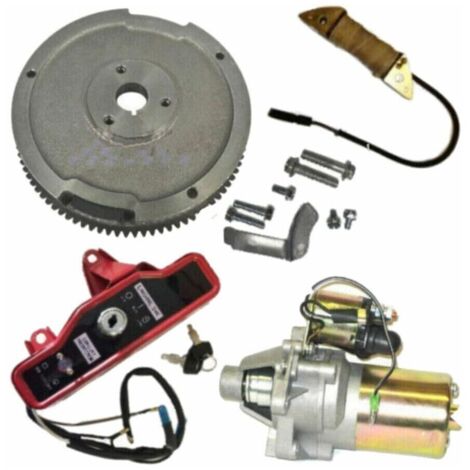 Kit di avviamento elettrico per HONDA GX340 11HP, HONDA GX390 13HP con scatola interruttore a chiave, motorino di avviamento magnetico