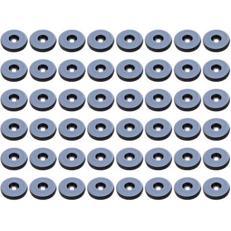Pattini per mobili, confezione da 48 pattini rotondi in teflon, pattini antivibrazione per mobili - 19 mm (rotondi) (1/4)