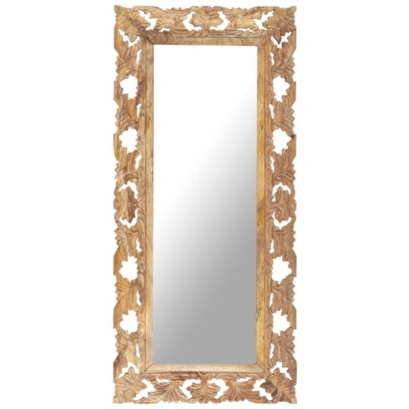 SONGMICS armoire à bijoux, miroir de toute-longueur, sans cadre, psyché murale suspendu, avec