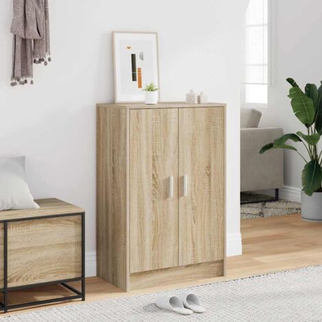 Armoire à chaussures Chêne Sonoma 60x35x92 cm Aggloméré vidaXL922581