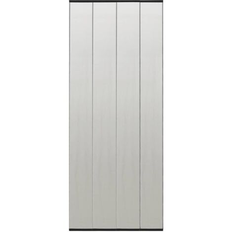 Moustiquaire avec rideau en maille noir 100x220 cm polyester vidaXL