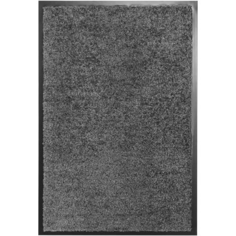Paillasson lavable Anthracite 40x60 cm vidaXL